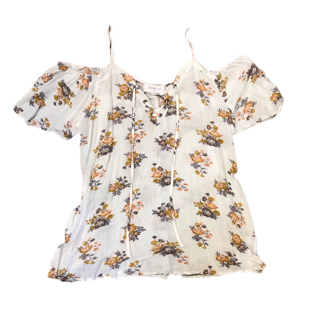 Women’s Floral Off the Shoulder Top